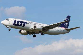 Картинка boeing+737-400 авиация пассажирские+самолёты авиалайнер