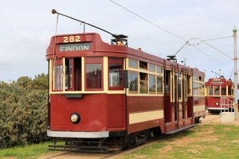 Картинка техника трамваи трамвай рельсы