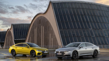 обоя volkswagen arteon r- line and arteon elegance 2018, автомобили, volkswagen, arteon, r-line, 2018, elegance