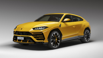 Картинка lamborghini+urus+2019 автомобили lamborghini urus 2019 жёлтый