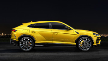 Картинка lamborghini+urus+2019 автомобили lamborghini urus 2019 жёлтый