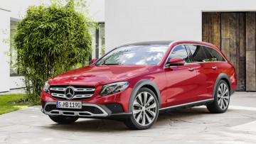 Картинка mercedes-benz+e-class+all-terrain+2017 автомобили mercedes-benz красный 2017 all-terrain e-class