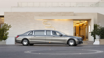 Картинка mercedes-maybach+s600+pullman+2016 автомобили mercedes-benz pullman 2016 mercedes-maybach s600