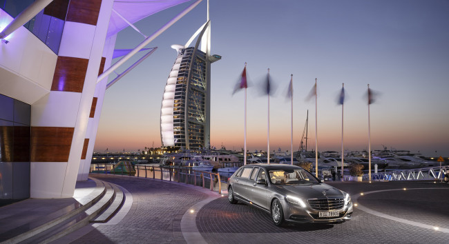 Обои картинки фото mercedes-maybach s600 pullman 2016, автомобили, mercedes-benz, 2016, pullman, s600, mercedes-maybach