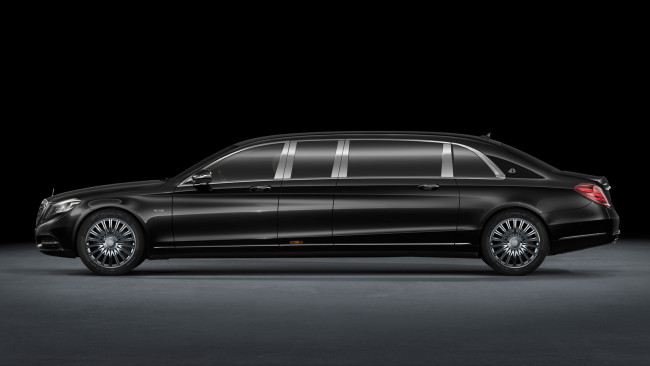 Обои картинки фото mercedes-maybach s600 pullman 2016, автомобили, mercedes-benz, mercedes-maybach, s600, pullman, 2016