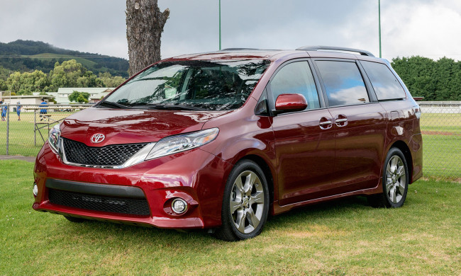 Обои картинки фото toyota sienna redesign 2016, автомобили, toyota, 2016, redesign, sienna