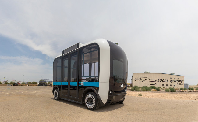 Обои картинки фото local motors olli ibm 2016, автомобили, -unsort, olli, local, motors, bus, 2016, ibm