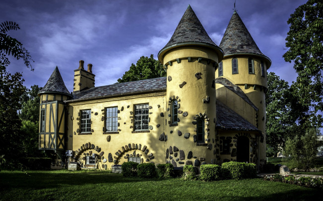 Обои картинки фото curwood castle,  michigan, usa, города, - дворцы,  замки,  крепости, curwood, castle, michigan