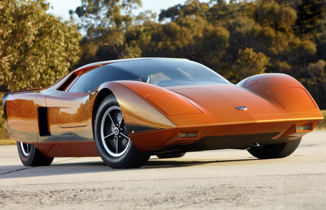 Обои картинки фото holden hurricane concept 1969, автомобили, holden, оранжевый, hurricane, concept, 1969