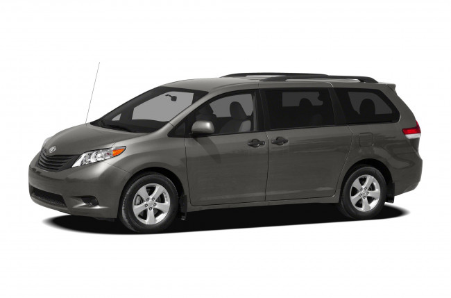 Обои картинки фото toyota sienna 2013, автомобили, toyota, серая, 2013, sienna