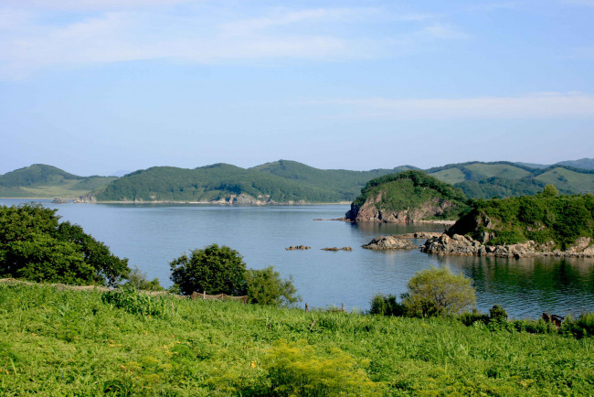 Обои картинки фото бухта анна, природа, побережье, бухта, анна, приморье, россия