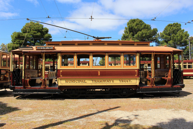 Обои картинки фото техника, трамваи, трамвай, рельсы