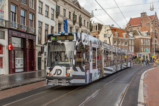 Обои картинки фото техника, трамваи, трамвай, рельсы