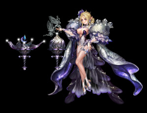 Картинка фэнтези эльфы a-youn kim dragon blaze дизайн костюма арт игра