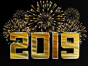 Картинка праздничные векторная+графика+ новый+год салют новый год цифры фон