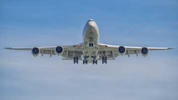 Картинка b747-800 авиация пассажирские+самолёты авиалайнер