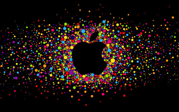 Картинка компьютеры apple фон логотип