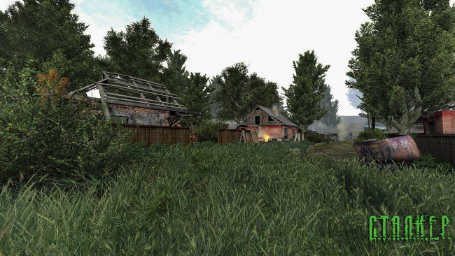 Обои картинки фото лагерь новичков, видео игры, шутер, видео, игра, stalker, кордон, сталкер, лагерь, новичков