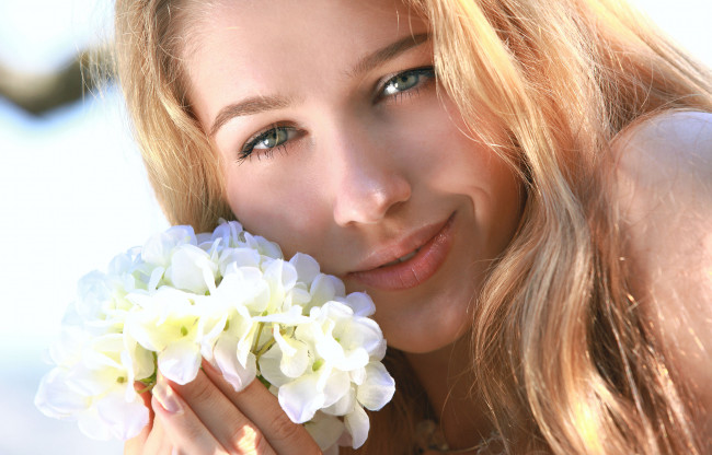 Обои картинки фото marianna merkulova, девушки, портрет, лицо, макияж, взгляд, красавица, красотка, блондинка, модель, девушка, marianna, merkulova