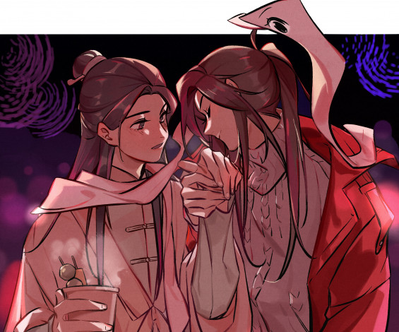 Обои картинки фото аниме, tian guan ci fu, благословение, небожителей, tian, guan, ci, fu, мосян, тунсю