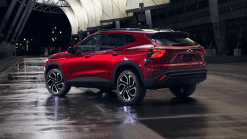 Картинка автомобили chevrolet сhevrolet trax rs 2024 красный кроссовер шевроле