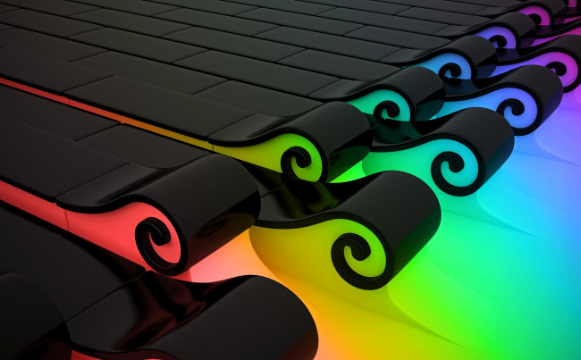 Обои картинки фото 3д графика, другое , other, волны, цвета