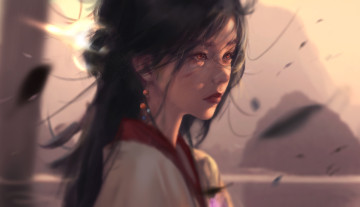 обоя фэнтези, девушки, девушка