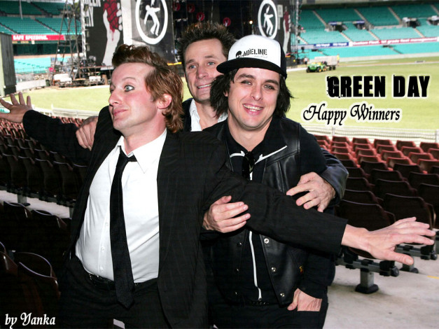 Обои картинки фото green, day, the, best, музыка