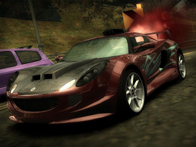 Обои картинки фото nfsmw, lotus2, видео, игры, need, for, speed, most, wanted