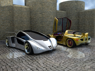 Картинка автомобили 3д