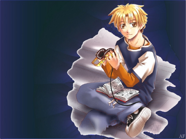 Обои картинки фото аниме, headphones, instrumental