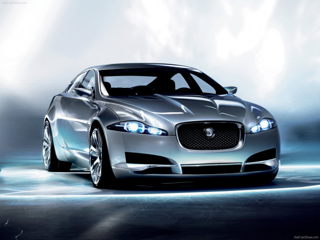 Обои картинки фото jaguar, xf, concept, 2007, автомобили