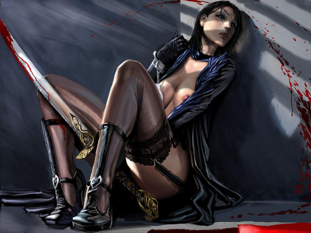 Обои картинки фото фэнтези, девушки