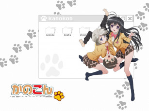 Картинка аниме kanokon
