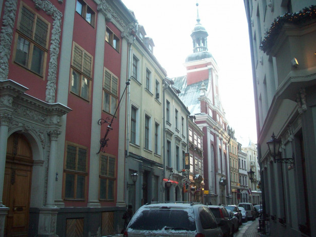 Обои картинки фото старая, рига, города, латвия