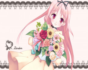 обоя аниме, garden