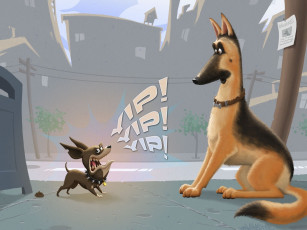 Картинка рисованные животные