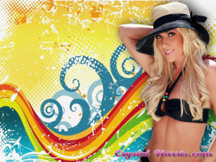 обоя Crystal Harris, девушки