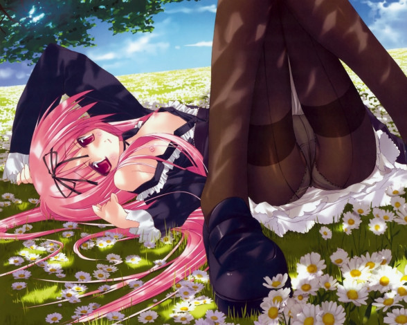 Обои картинки фото аниме, garden