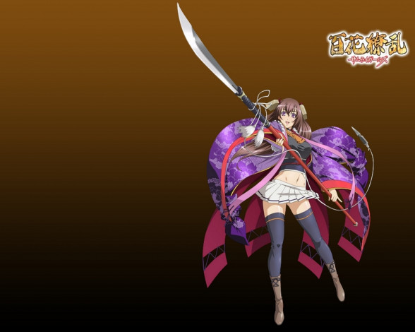 Обои картинки фото аниме, samurai, girls