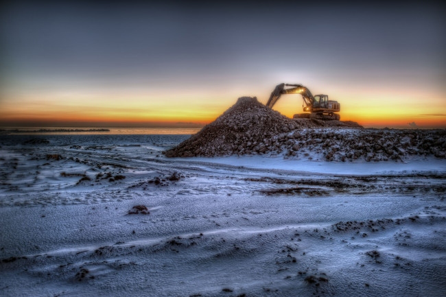 Обои картинки фото техника, экскаваторы