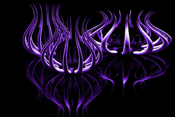 Картинка 3д графика fractal фракталы тёмный фон абстракция узоор