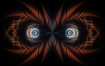 Картинка 3д графика fractal фракталы абстракция узоор фон тёмный