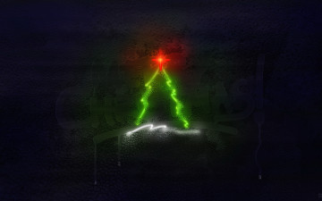 Картинка 3д графика holidays праздники фон ель