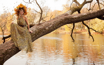 Картинка _Unsort+-НЕ+ВЫБИРАТЬ++ авт anastasia esposito девушки  не выбирать река дерево венок