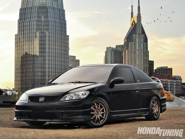 Обои картинки фото автомобили, honda, civic