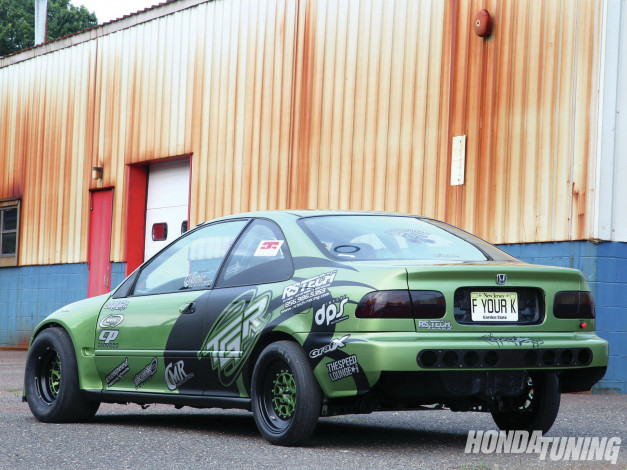 Обои картинки фото автомобили, hotrod, dragster, civic