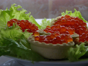 Картинка еда икра бутерброды