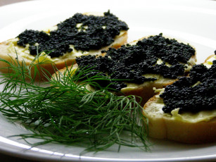 Картинка еда икра бутерброды