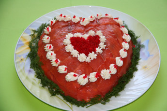 Картинка еда рыбные блюда морепродуктами сердце